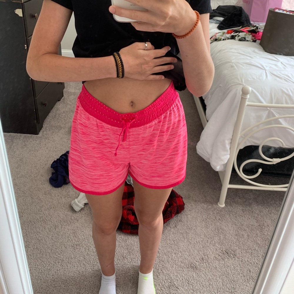 small pink interchangeable shorts